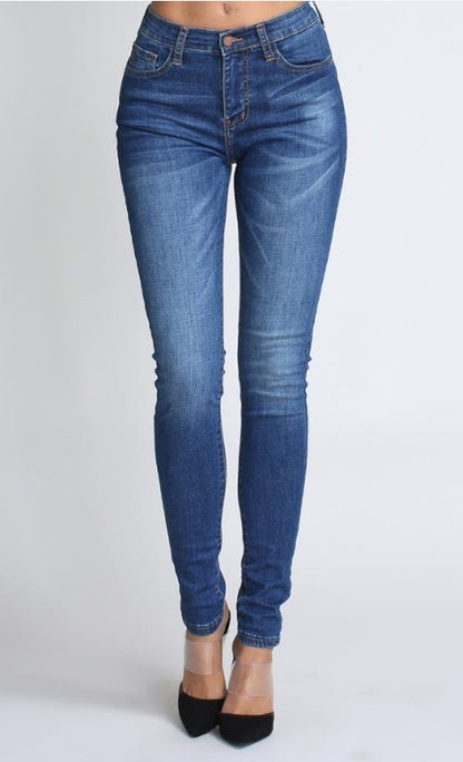 High Waisted Skinny Jeans
